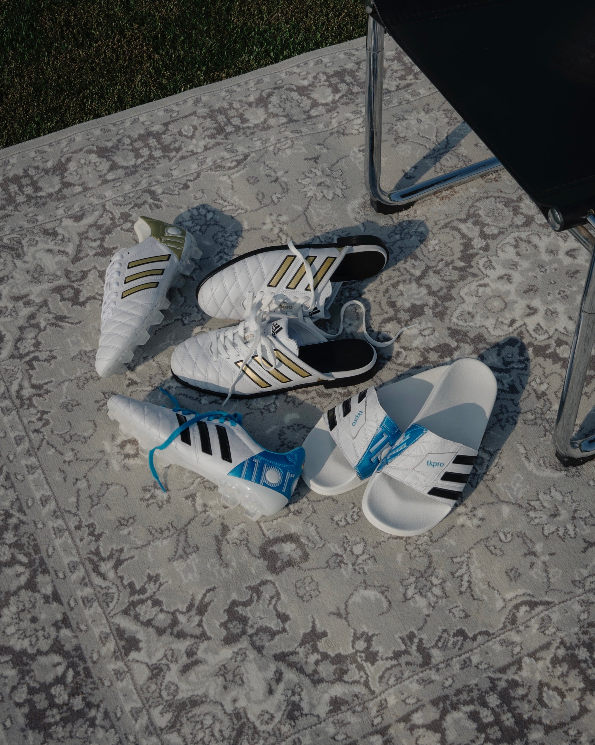 TKpro Lux Slipper & TKpro Adilette w/@adidasfootball