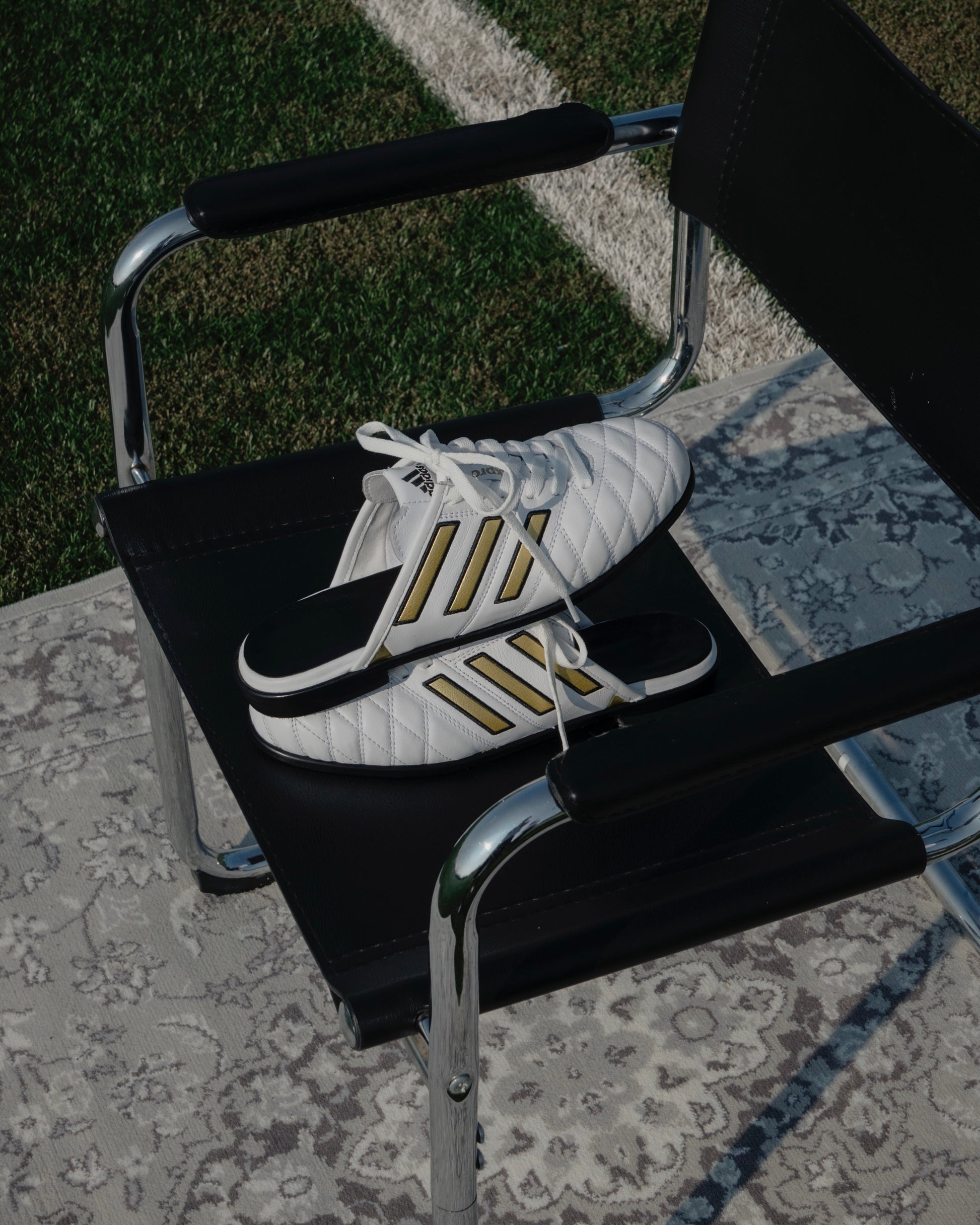 TKpro Lux Slipper & TKpro Adilette w/@adidasfootball